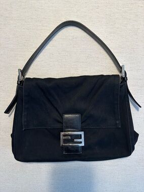 Fendi Mama Baguette Vintage Neoprene Black